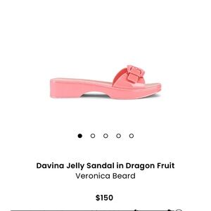 Veronica Beard Davina Jelly Sandal Pink New Size 7 slide